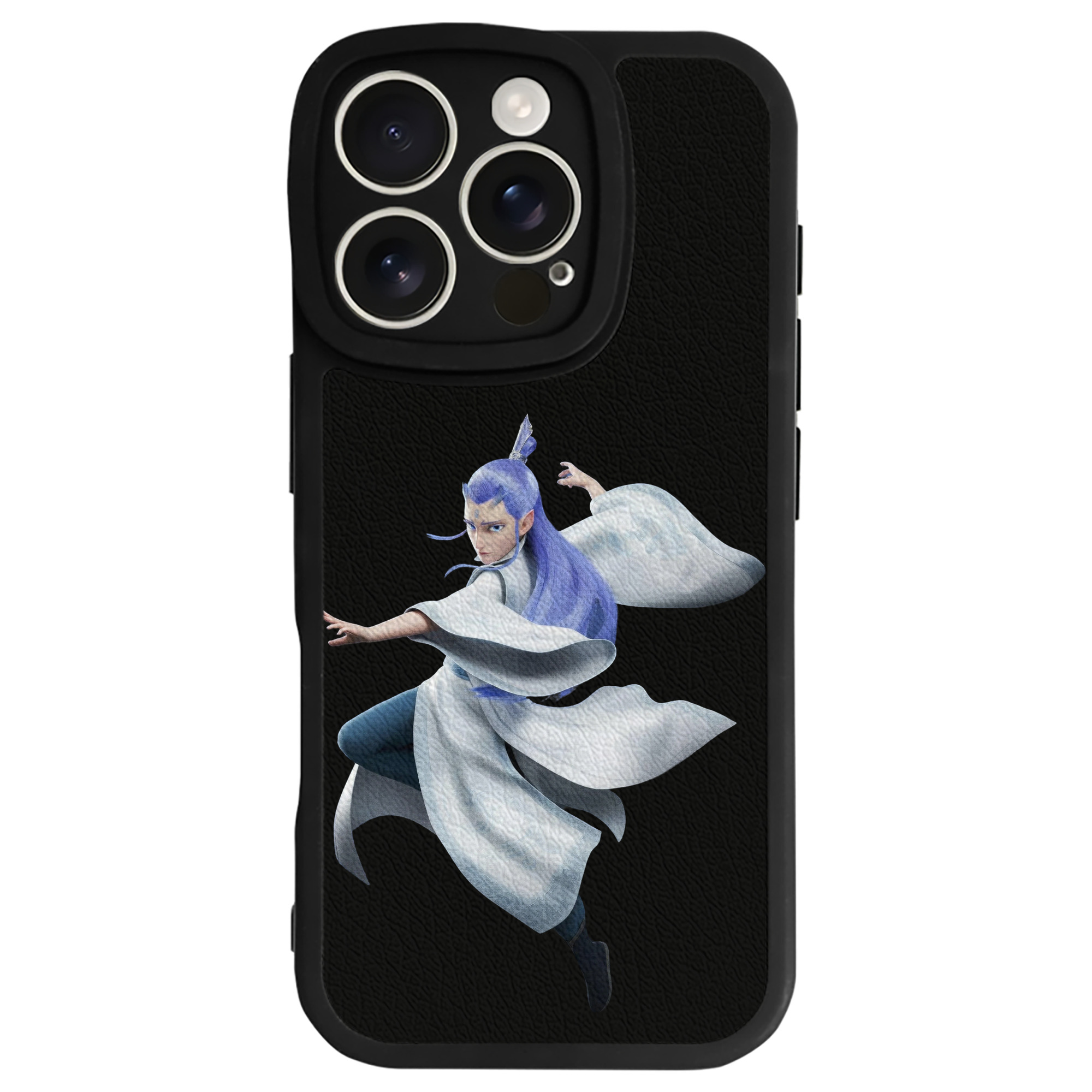 （画像用） Ne Zha 2 ナタ 魔童の大暴れ 【iPhone 16シリーズ対応】シリコンスマホケース（レザー調） 材質：シリコン